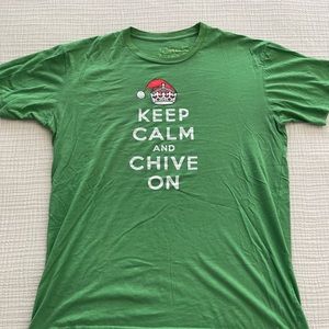 Men’s Chive Christmas Shirt Sz L